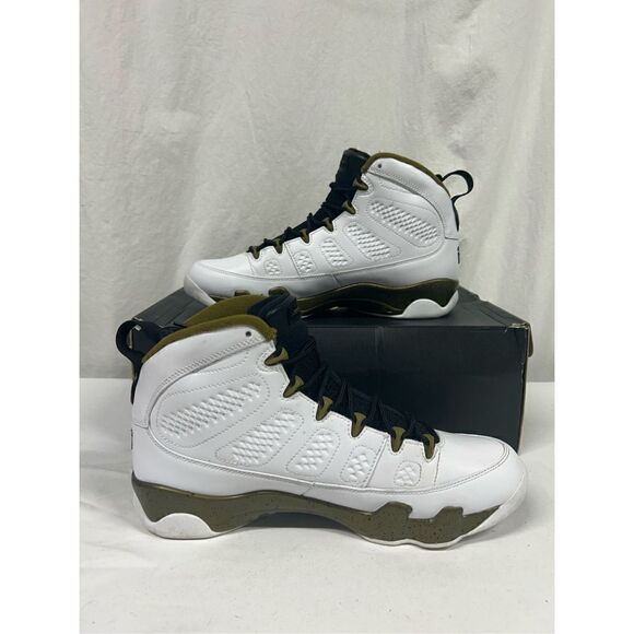 Size 10.5 worn 1x - Jordan 9 Retro Statue‎ 2015 w/ box - Picture 2 of 8